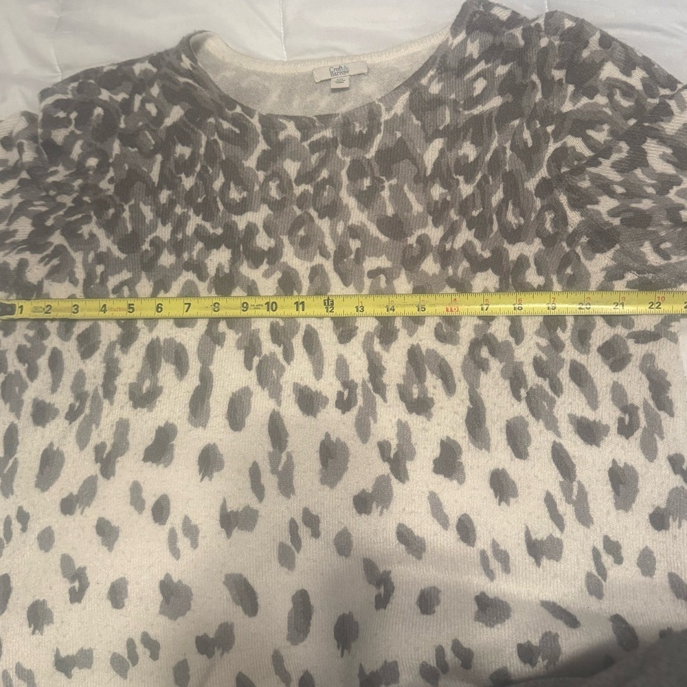 Croft & Barrow Animal Print Pullover Sweater Women’s Plus Size XXL - Picture 10 of 11